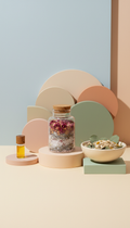 Botanical Bath Soak Glass Jar