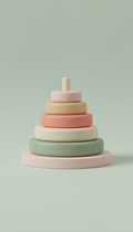 Wooden Rainbow Stacking Toy